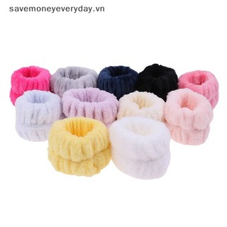 [savemoneyeveryday] 1PC Spa Băng Giặt Cổ Tay Microfiber Khăn Rửa Cổ Tay Dây Đeo Tay Rửa Mặt Thấm Hút Dây Đeo Tay Cổ Tay Chống Nước [vn]