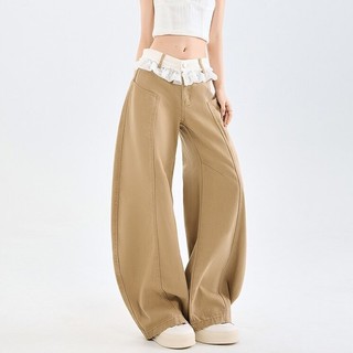 GKSSS Quần jean mới thời trang Mỹ chất lượng cao thiết kế phong cách trung tính quần jean scimitar