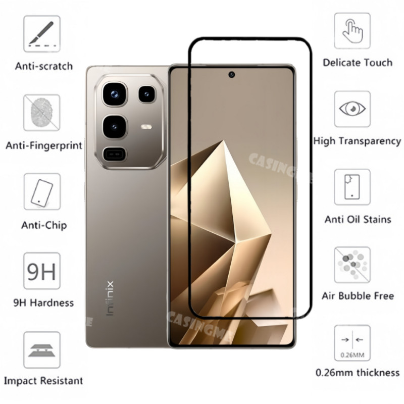 Dành Cho Infinix Note 50 Pro 4G 2025 Tấm Bảo Vệ Màn Hình Trong Suốt Full Cover Phim Cho Infinix Note 50 X S Pro + Note50 50X 50S 50Pro 50Pro + 4G 5G 2025 Kính Cường Lực Ống Kính Máy Ảnh