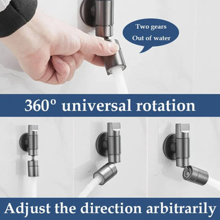Vòi Nước Phòng Tắm - 360° Xoay, Dual - Chế Độ, Bồn Đồng Thau, Góc Lớn