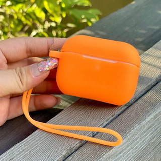 Điện Thoại Trường Hợp Neon Luminous Trường Hợp Cho Airpods Pro 2 Không Khí Vỏ Silicone Dạ Quang Bóng Mềm Matte Bìa Trường Hợp Cho Airpods 3 Thế Hệ Coque V5f1