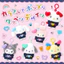 HK1 Sanrio Hello Kitty Cinnamoroll Hoạt Hình Dễ Thương Móc Khóa Tình Yêu Bóng Sang Trọng Mặt Dây Chuyền Túi Búp Bê Ba Lô Treo Quà Tặng K