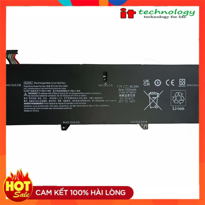 Pin Laptop HP EliteBook X360 1040 G5, Hp Elitebook X360 1040 G6, BL04XL (ZIN)