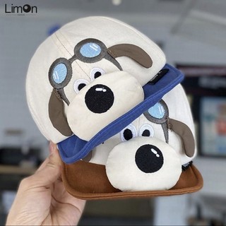 Mũ bóng chày Chó con mùa xuân và mùa thu Mũ Lưỡi Trai mềm thời trang trẻ em