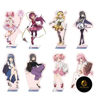 Móc Khoá, Mô Hình Standee Ma Pháp Thiếu Nữ Nhân vật Akemi Homura Kaname Madoka Trang Trí Bàn Học, Làm Việc