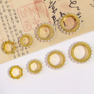Vòng tay ngọc trai 18K giữ màu, miếng đệm hạt, hợp thời trang, phụ kiện trang sức