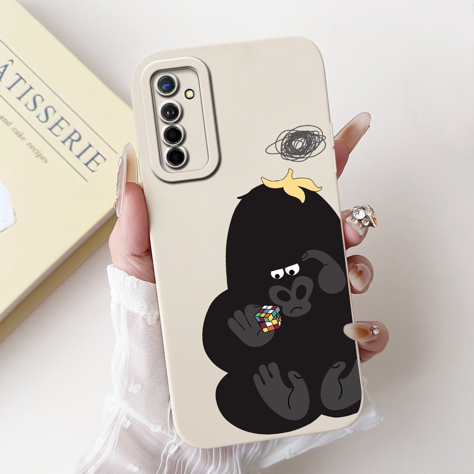 Dành Cho Realme XT RMX1921 Vỏ Điện Thoại X2 RMX1992 Dành Cho Realme X2 Ốp Lưng Thẩm Mỹ Thời Trang Mèo Dễ Thương Hoạt Hình Động Vật Vỏ Silicon