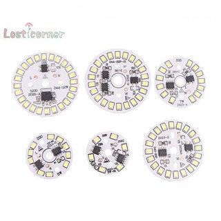 [Lostcorner] Bóng Đèn AC 220V Downlight Chip Spotlight Bóng Đèn LED Patch Lamp SMD Tấm Mô-đun tròn Tấm nguồn sáng [Mới]