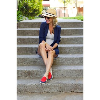 Giày slip on walu canvas loafer women cao cấp, giày lười nữ cross bằng vải kaki bền nhẹ nhiều màu