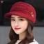 Mũ ấm áp mùa đông Mũ dệt kim thời trang thông thường Mẹ Bà ngoại Mũ sang trọng dày dặn len ấm áp Quà tặng Giáng sinh Mới