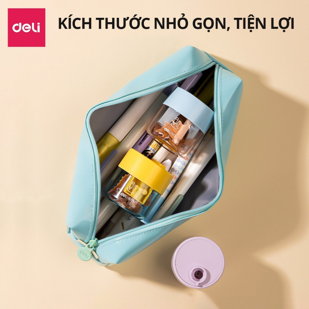 Product image Gọt bút chì, chuốt bút chì Deli  VB152 học sinh văn phòng tiện lợi, dễ thương - Lưỡi thép không gỉ. 3