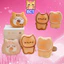 Đồ chơi sang trọng Kawaii Mèo Bánh Quy hoạt hình, móc khóa mặt dây chuyền, trang trí máy tính để bàn, quà tặng sinh nhật/Giáng Sinh