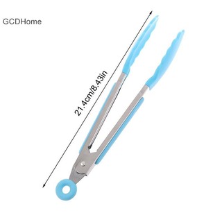 Gcdhome 1 7 Inch Thép Không Gỉ Kẹp Thực Phẩm BBQ Bít Tết CNY Chống Trơn Trượt Thực Phẩm Lưỡi Tông Bánh Mì Tay Cầm Nhà Bếp Tiệc Nấu Ăn Phụ Kiện HOT