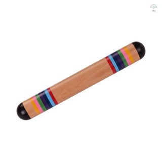 Gỗ Rainstick Rainmaker Rain Shaker Nhạc Cụ Đồ Chơi Cầu Vồng Màu Cho Trẻ Em Người Lớn