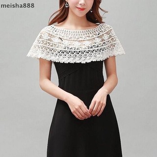 Meisha888 Nữ Đan Rỗng Ra Khăn Choàng Quấn Cưới Cô Dâu Dạ Hội Đầm Ren Khăn Choàng Cưới Hoa Hướng Dương Ren Khăn Shrug Cape Poncho Đẹp