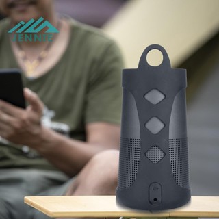 Vỏ loa di động tương thích Bluetooth Vỏ bọc da loa chống sốc có Carabiner cho Bose SoundLink Revolve / Revolve + I II [jennie1.vn]
