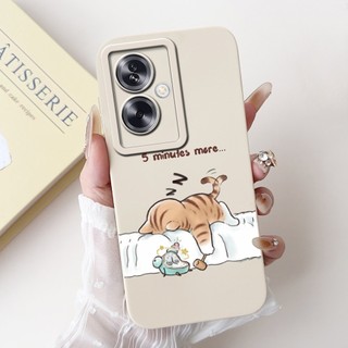 Dành Cho Oppo A79 5G Ốp Lưng CPH2553 CPH2557 Vỏ Chống Sốc Thỏ Đáng Yêu Gấu Trúc Silicon Mềm Mờ Ốp Lưng Điện Thoại OPPOA79 5G Capa