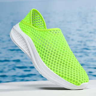Mùa Hè Mỏng Nhẹ Nam Lưới Thoáng Khí Lưới Giày Slip-On Cặp Đôi Lưới Thể Thao Thường Ngày Hai Cánh