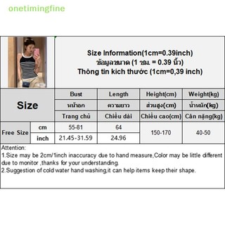 Onetimingfine Sọc Vest Nữ Cổ Tròn Không Tay Casaul Kỳ Nghỉ Mùa Hè Vỏ Sang Trọng Áo VN