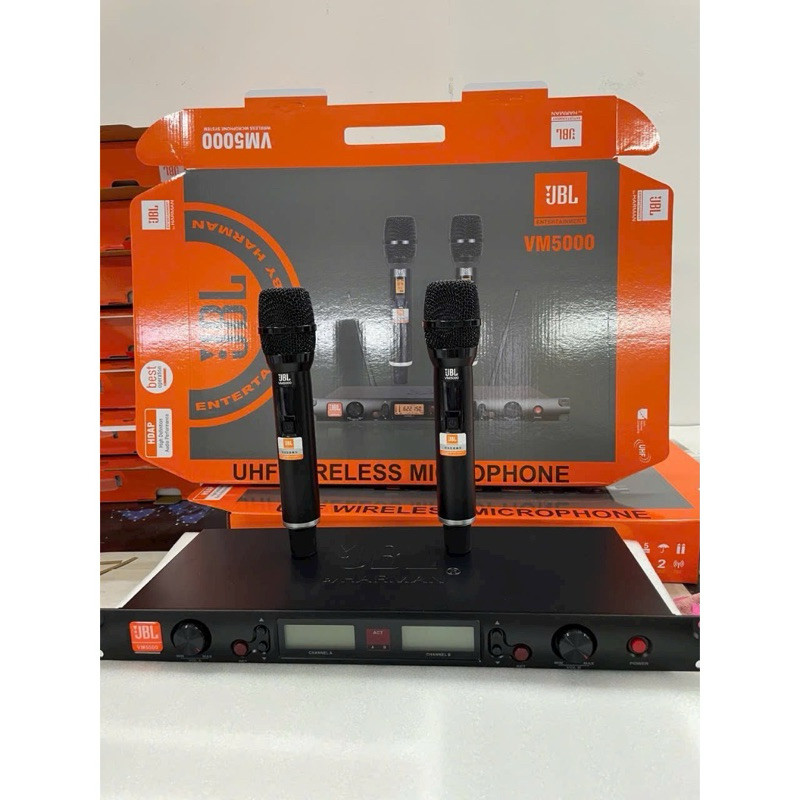 Micro không dây JBL VM5000 sóng khoẻ, tự ngắt ( Hàng nhập khâu loại 1 ...