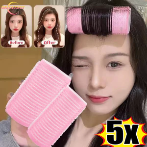 1 / 3 / 5 Con Lăn Tóc Tự Cắt Răng Mịn - Không Làm Hư Nhiệt Dụng Cụ Tạo Kiểu Tóc Máy Uốn - Cuộn Bằng Nhựa Cho Lười