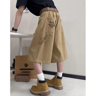 Quần short nam GKSSS Thời trang Mỹ retro hip-hop hợp thời trang thương hiệu quần short phong cách trung tính