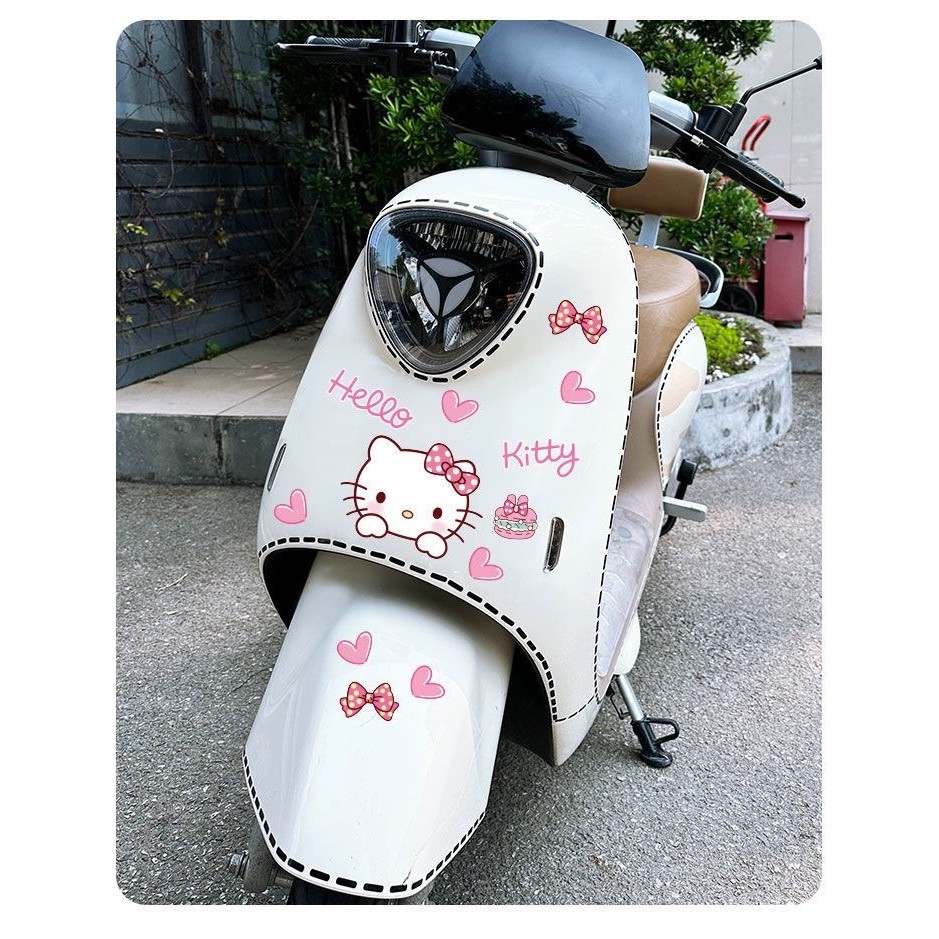 Hellokitty Miếng Dán Mèo KT Miếng Dán Tường Miếng Dán Chống Thấm Nước Miếng Dán Tủ Lạnh Miếng Dán Xe Máy Miếng Dán 3ZW9