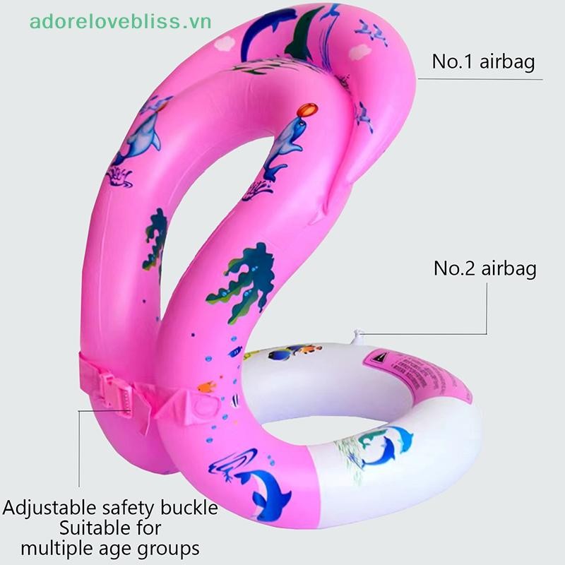 Áo bơi trẻ em có túi khí dày hỗ trợ bơi, phù hợp cho người lớn BSS