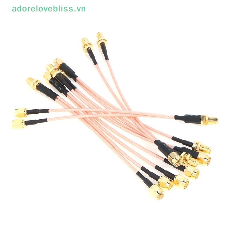Thêm SMA đến 2X SMA Nam Nữ Loại Y Bộ Chia Kết Hợp Nhảy Cáp Pigtail BSS