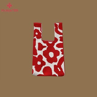 < zhuliye789 > Túi xách dệt thủ công thời trang dành cho nữ, Túi xách thắt nút, Túi mua sắm có thể tái sử dụng thông thường