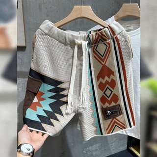 Quần short nam ESEA với vải lụa băng cổ điển Mỹ thiết kế thoáng khí và thoải mái quần short thể thao đi biển