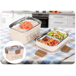 Hộp cơm giữ nhiệt 6566 cao cấp inox 2 tầng Việt Nhật Hokori, hộp cơm giữ nhiệt tiên lợi, dung tích lớn