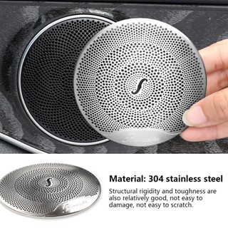 LOOKSHOW 4 Loa Âm Thanh Ô Tô Có Viền Ô Tô Cửa Nội Thất Đúc Cho Xe Mercedes Benz E200 E220 E300 E350 W213 C180 C200 C220 C250 W205 GLC F5K9