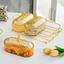 Đĩa vị trí đồ ăn nhẹ CHEESELY, ngăn có khay Hộp bảo quản trái cây sấy khô, Tấm trái cây trong suốt cao cấp chống ẩm bền bỉ Hộ gia đình