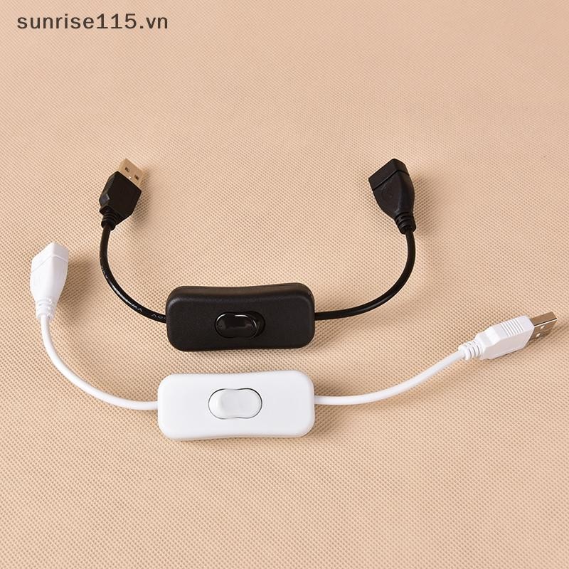 Cáp USB SRVN Nam Sang Nữ Bật / Tắt Cáp Bật / Tắt Dây Nguồn LED 2 Màu.