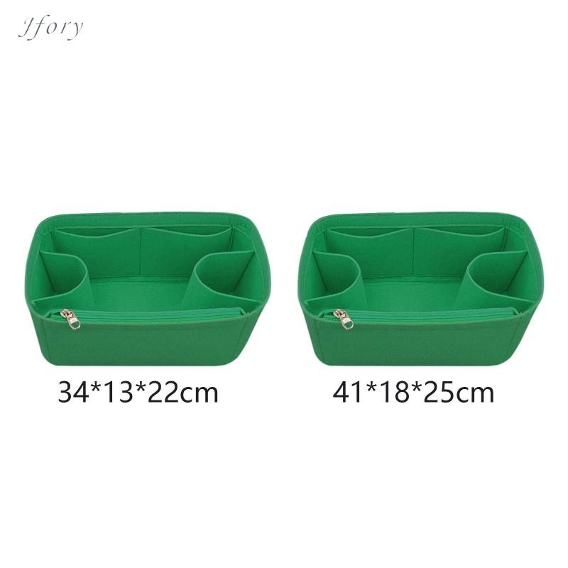 Jfory Chèn Túi Xách Lót Trang Trí Dây Kéo Bên Trong Túi Đa Năng Túi Xách Người Tổ Chức Chèn Ví Cho Du Lịch