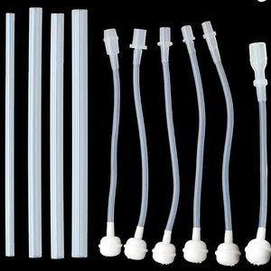 Ống hút, ống nối nhựa/ silicon thay thế bình nước, bình tập uống