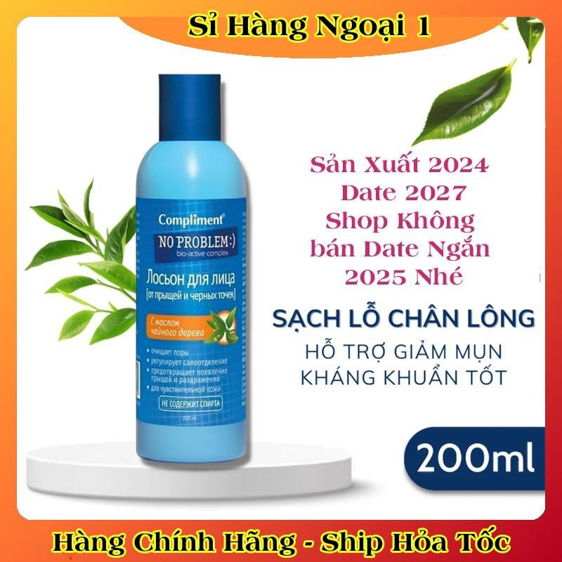 DATE MỚI] Toner Compliment No Problem Salicylic Acid Làm Sạch Da Kiềm Dầu Giảm Mụn 200ml - HÀNG NGA CHÍNH HÃNG
