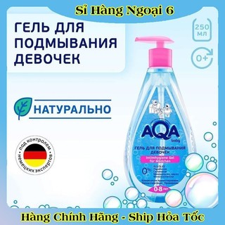 [DATE MỚI] Dung dịch vệ sinh trẻ em AQA BABY cho bé từ 0-8 tuổi Lọ 250ml của Nga