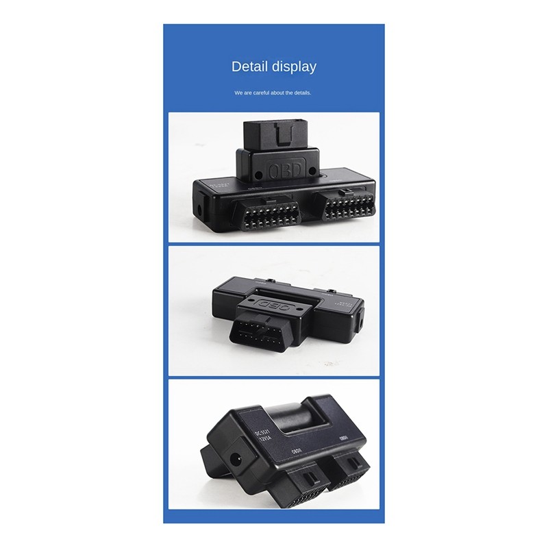 Dây chuyển đổi mở rộng OBD 16 chân Cáp lõi đa năng với Dc5521