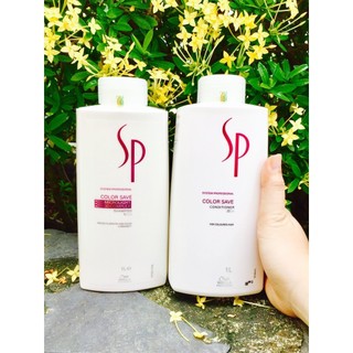 Gội xả giữ màu SP Wella Color Save 1000mlx2 [ TN ]