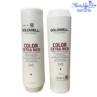 Dầu gội xả dưỡng tóc nhuộm Goldwell Color Extra Rich 250ml/200ml [ TN ]