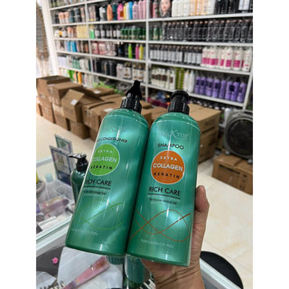 Cặp dầu gội xả Maxtop Extra Collagen Keratin 800mlx2 [ TN ]