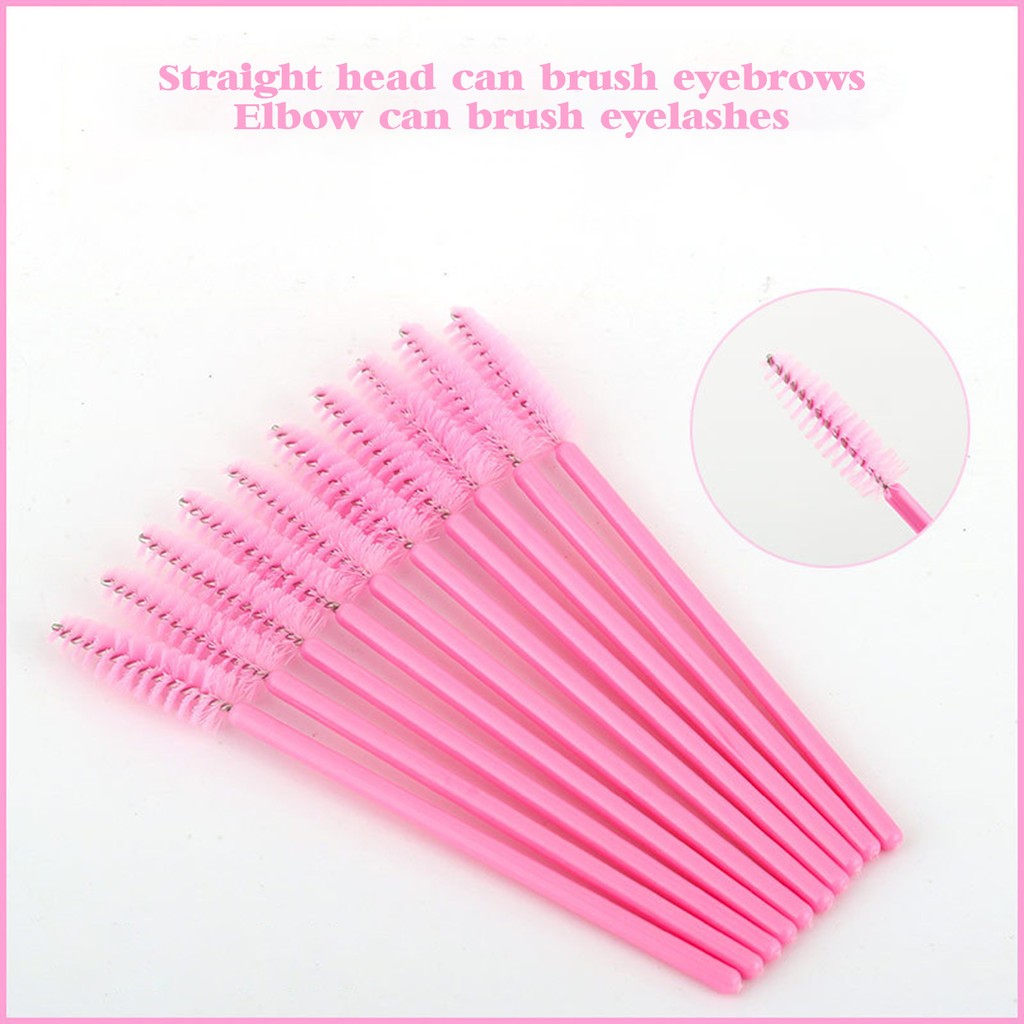 Bàn chải Mascara lông mi dùng một lần Crystal Mascara Wand Eyelash Brush Applicator