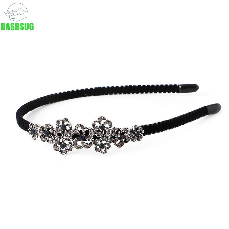 Dasbsug Nữ Thời Trang Cho Kim Cương Giả Cho Đầu Trang Sức Băng Đô Cho Đầu Mảnh Tóc