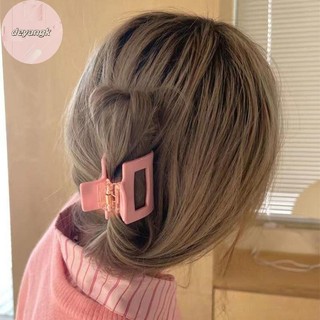 Deyangk Rỗng Màu Vuông Móng Vuốt Tóc Nhỏ Kẹp Tóc Nhựa Barrettes Đuôi Ngựa Kẹp Cua Dành Cho Nữ Phụ Kiện Tóc VN