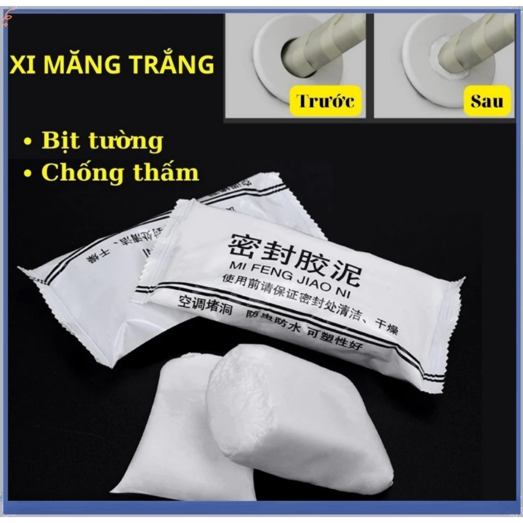 [10 cái] Xi Măng Dẻo Trắng Chống Thấm Cách Nhiệt Bùn Đất Sét Keo Trám ...
