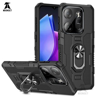 Dành Cho Tecno Spark Go 2023 Ốp điện thoại PC Cứng Lưng Mềm TPU Edge Bảo Vệ Camera Nhẫn Giá Đỡ Chân Đế Chống Sốc Mỏng Bao