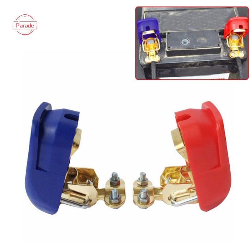 Parade 2 Chiếc 12V Xe Phát Hành Nhanh Ngắt Kết Nối Thiết Bị Đầu Cuối Kẹp Kết Nối Một Phần VN