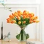 Hoa Tulip nhân tạo Bó hoa giả cảm ứng thực sự Trang trí tiệc cưới tại nhà [BK]
